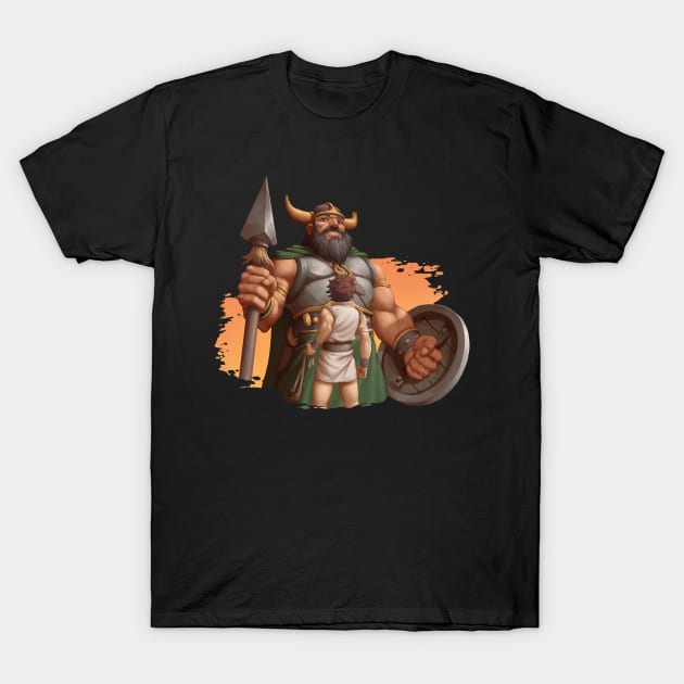 David and Goliath T-Shirt by KingsLightStore